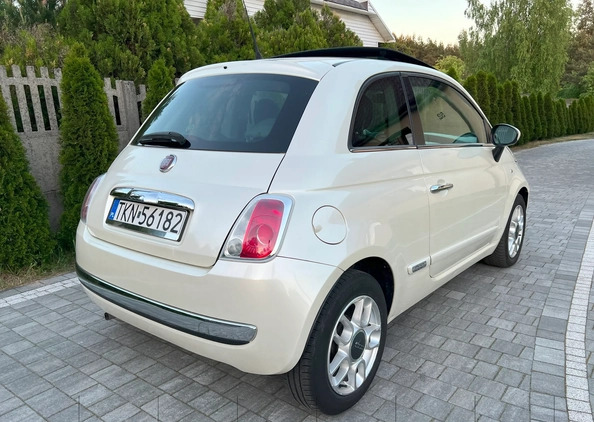 Fiat 500 cena 25900 przebieg: 130000, rok produkcji 2008 z Końskie małe 326